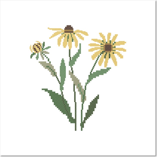 Maryland State Flower Black Eyed Susan Wall Art by inotyler